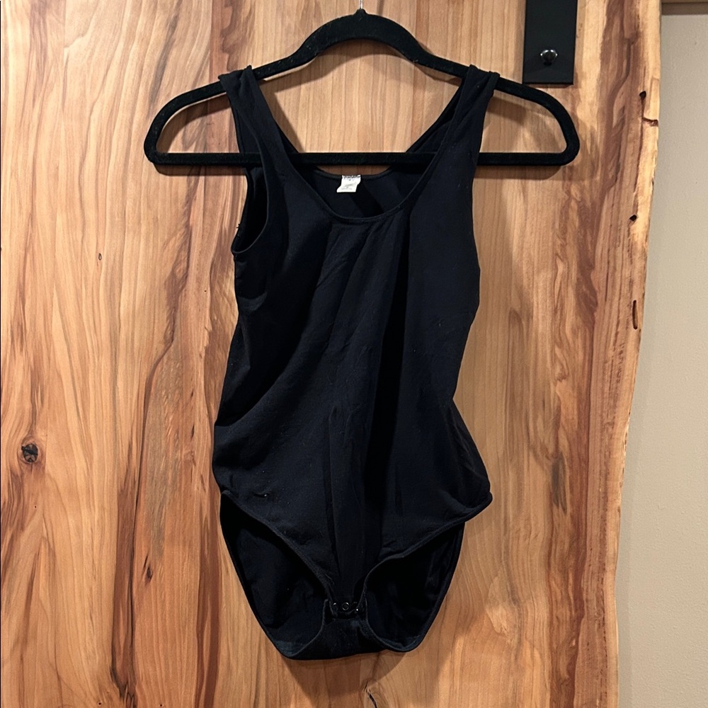 Victoria's Secret Black Tank Bodysuit